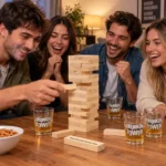 Torre De Madera Con Prendas + 4 Shots Para Previas Boliche - Imagen 6