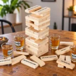 Torre De Madera Con Prendas + 4 Shots Para Previas Boliche - Imagen 4