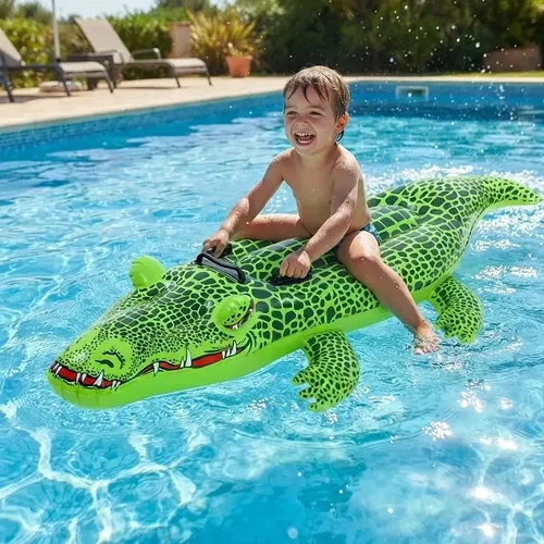 Cocodrilo inflable para pileta - Imagen 4