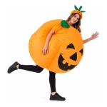 Disfraz calabaza inflable naranja fiesta Halloween Yj1006 - Imagen 7