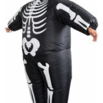 Disfraz Inflable Esqueleto Calavera Fiesta Halloween Yj1007