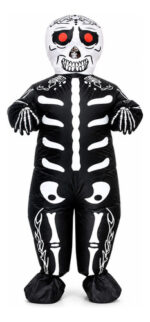 Disfraz Inflable Esqueleto Costillas Fiesta Halloween Yj1008 - Imagen 3