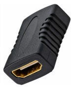 Pack X12 Ficha Adaptador Unión Cupla Hdtv Hembra Extensor - Imagen 2