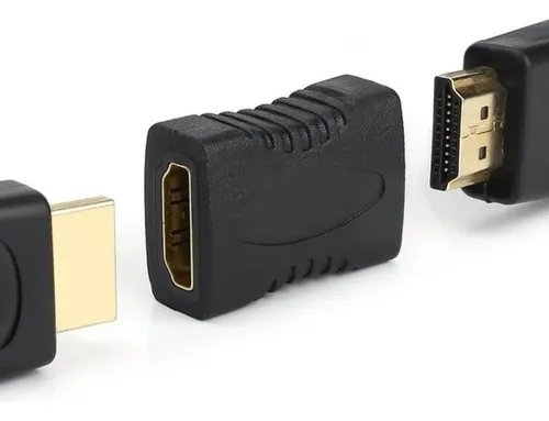 Pack X12 Ficha Adaptador Unión Cupla Hdtv Hembra Extensor - Imagen 4