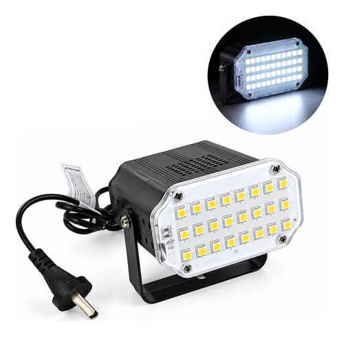 Flash luz LED 220v blanco frío para fiestas y eventos 02505