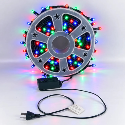 Guirnalda Luces Led Multicolor Rgb 100 Mts Navidad Dtnv10 - Imagen 2