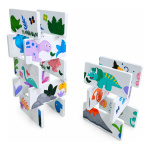 Juego de madera domino dinosaurio educativo Aa2371 - Imagen 3