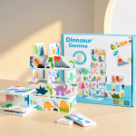 Juego de madera domino dinosaurio educativo Aa2371 - Imagen 2