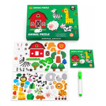 Juego didáctico rompecabezas granja animales magnético Aa2376