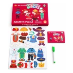 Juego didáctico rompecabeza ropa y marcador infantil Aa2377 - Imagen 2