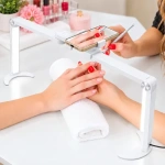 Lampara Led Maquillaje Manicura Uñas Plegable Hd-m21-x Negro -