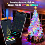 Luces LED inteligentes de colores para árbol de navidad Tq9 - Imagen 3