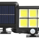 Luz Led Solar Sensor Movimiento Jardín Parque Sl-f120