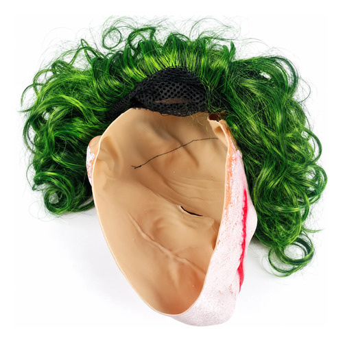 Máscara de látex payaso joker guasón fiesta Halloween Yj0150 - Imagen 5