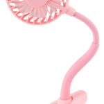 Mini ventilador portatil con pinza y luz recargable gi-200