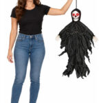 Muñeco Esqueleto Calavera Luminoso Led Halloween Yjo945