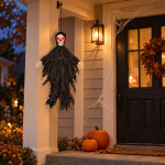 Muñeco Esqueleto Calavera Luminoso Led Halloween Yjo945 - Imagen 4
