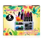 Organizador acrílico de maquillaje con compartimentos 27176 transparente - Imagen 6