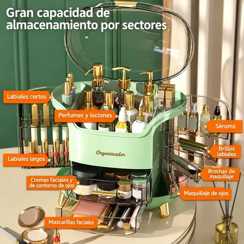 Organizador de maquillaje y cosméticos con cajones A27478 - Imagen 3