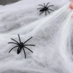 Pack X5 Telaraña Blanca Halloween Cotillón + 2 Arañas 01-01 - Imagen 5
