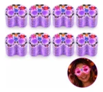 Pack X80 Antifaces Quimicos Luminosos Calavera Flores Yj0906 Calavera Flores Calavera