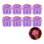 Pack X80 antifaces químicos luminosos calavera flores Yj0906