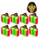 Pack X80 Antifaces Quimicos Sombrero Bruja Luminosos Yj0907