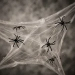 Pack x10 Telaraña Blanca Halloween Cotillon + 2 Arañas 01-01 - Imagen 7