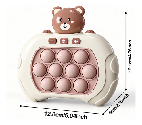 Pop It Electronico Juguete Sensorial De Mano Con Luz Niños - Imagen 4