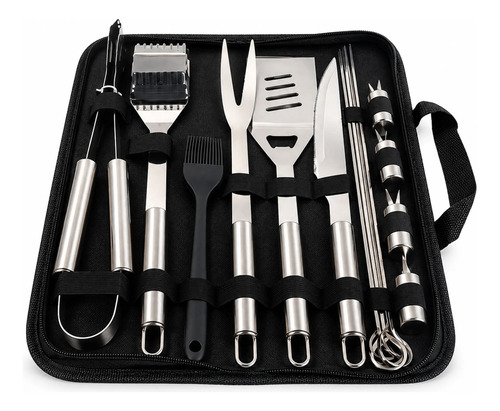 Set de utensilios completo para asado parrilla D-11512 - Imagen 3
