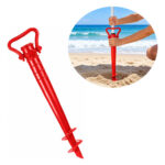 Soporte Anclaje Tirabuzón Soporte Sombrillas Playa Arena Ki3