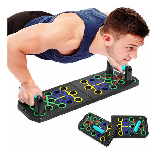 Tabla_Flexiones_Barras_Paralelas_Tablero_Ejercicio_Lagartija_D_989741-MLA117434462156_102026-O.jpg Tabla con barras paralelas para flexiones - Imagen 1