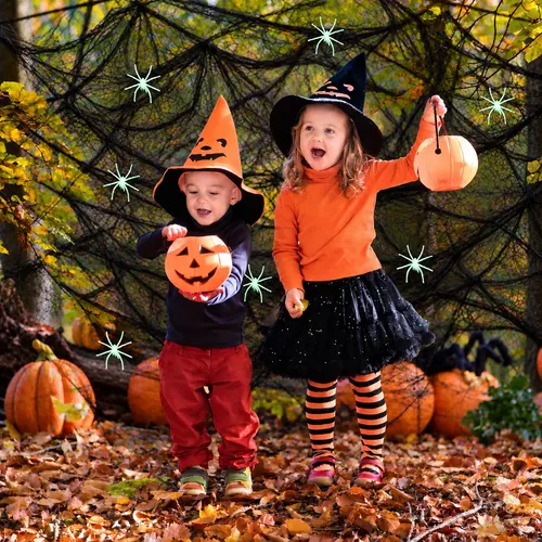 Pack x5 Telarañas Halloween + 10 Arañas Fluorescentes 01-01 - Imagen 4