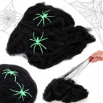 Pack x5 Telarañas Halloween + 10 Arañas Fluorescentes 01-01 - Imagen 3